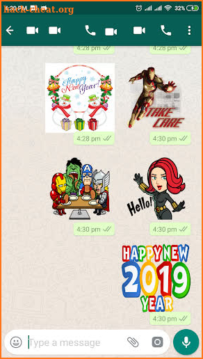 New Year Sticker Packs : WAStickerApps screenshot