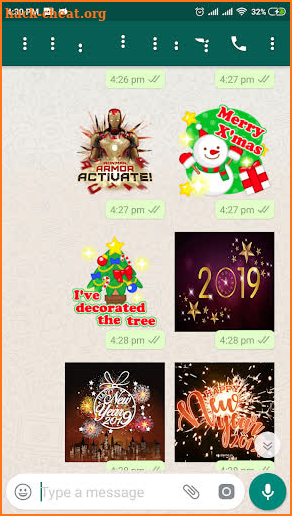 New Year Sticker Packs : WAStickerApps screenshot