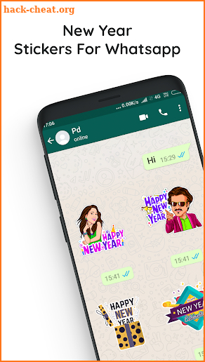 New Year Sticker : whatsapp Stickers for chat screenshot