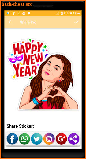 New Year Stickers screenshot
