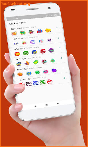New Year Stickers 2021 WAStickerApps screenshot