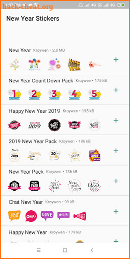 New Year Stickers for WAStickers screenshot