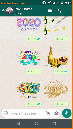 New Year Stickers for WhatsApp screenshot