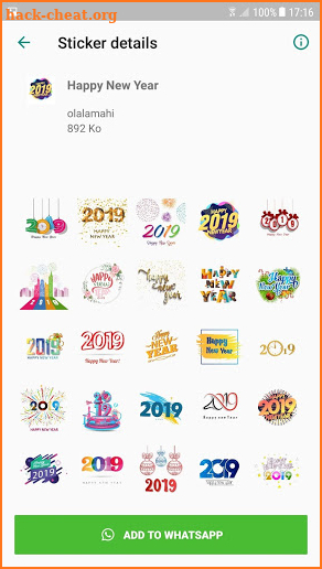New Year Stickers For Whatsapp - WAStickerApps screenshot