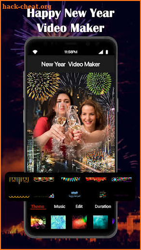 New Year Video Maker 2022 screenshot
