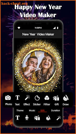 New Year Video Maker 2022 screenshot