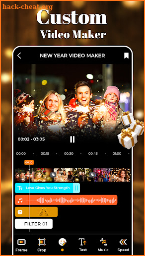 New Year Video Maker 2023 screenshot