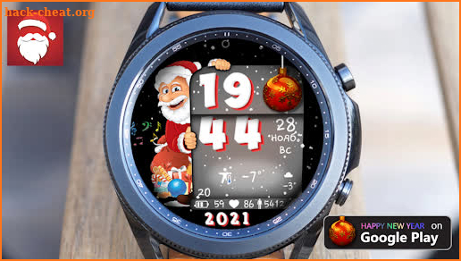 New Year Watch face screenshot