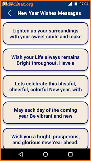 New Year Wishes Messages screenshot