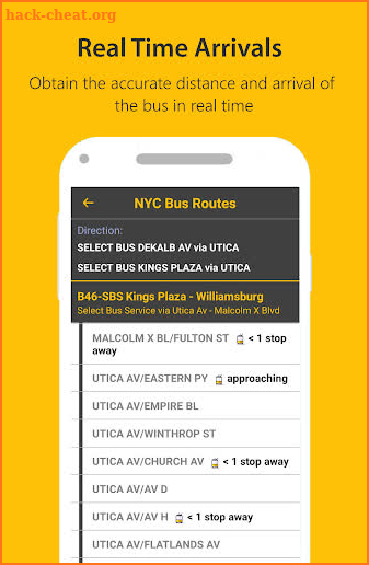 New York Bus Time - MTA Bus Time Tracker screenshot