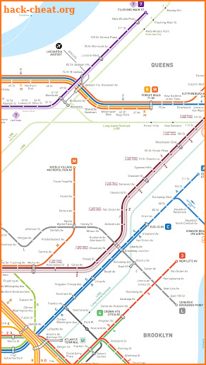 New York City Subway Map screenshot