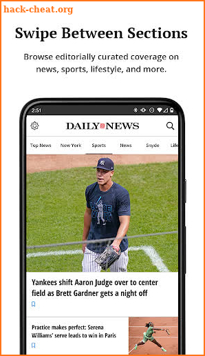 New York Daily News screenshot