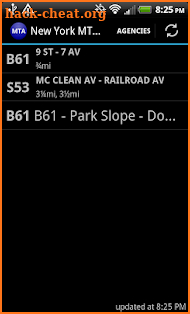 New York MTA Alerts screenshot