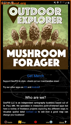 New York Mushroom Forager Map screenshot