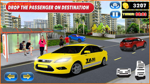 New York Yellow Cab Taxi Driver 2018 screenshot