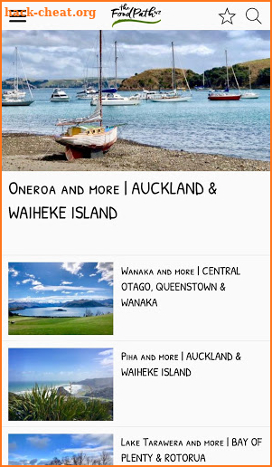 New Zealand Food Trail Guide screenshot