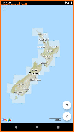 New Zealand (NZ) Topo Map screenshot