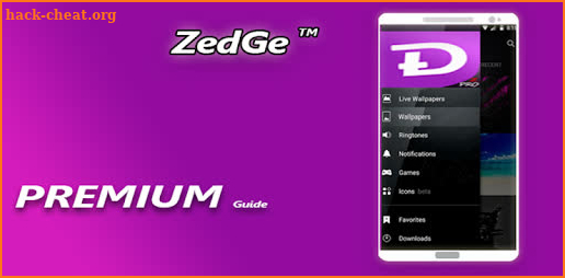 New Zedge free Ringtones and Wallpapers Guide screenshot