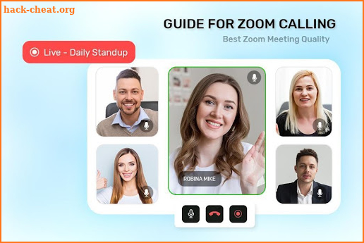 New zoom conference meeting guide and tips screenshot