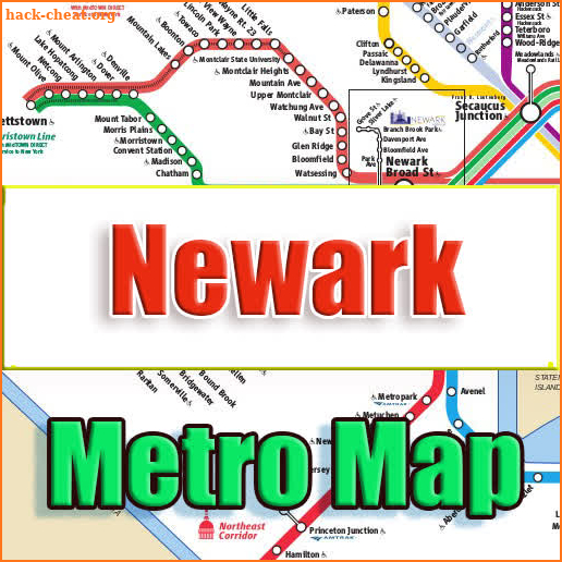 Newark USA Metro Map Offline screenshot