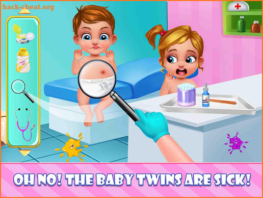 Newborn Sweet Baby Twins 2: Baby Care & Dress Up screenshot