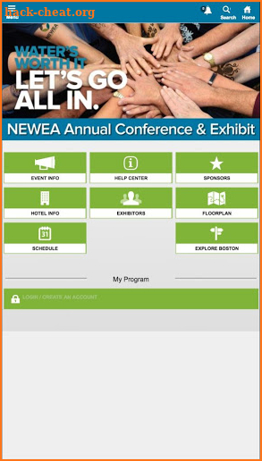 NEWEA Events screenshot