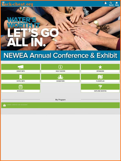 NEWEA Events screenshot