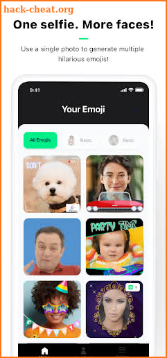Newface Emoji screenshot
