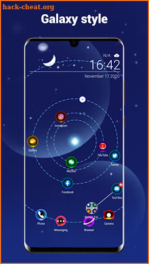 NewLook Launcher - Galaxy horoscope style launcher screenshot