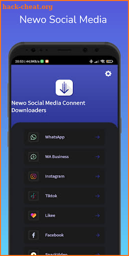 Newo Social Media Downloader screenshot