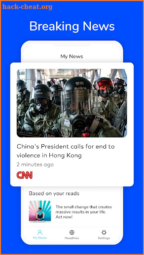 News screenshot