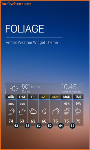 News & Weather App Widgets screenshot