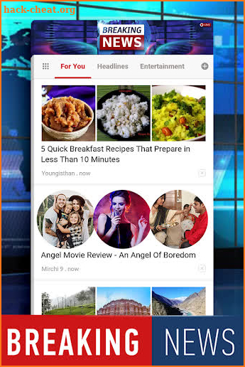 NEWS app screenshot