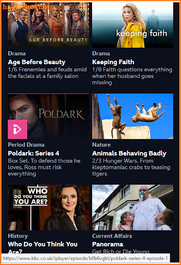 News BBC One Iplayer screenshot