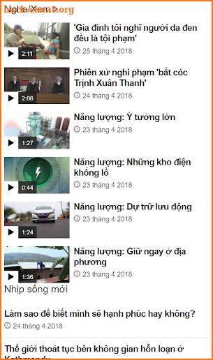 News: BBC Vietnamese screenshot