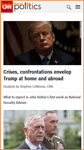 News CNN Politics screenshot