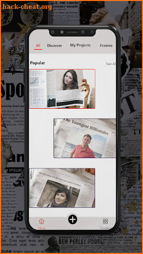 News Paper Photo Editor Frames screenshot