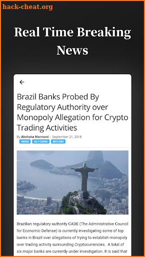 News Radar - Daily Blockchain Event screenshot