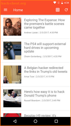 News Reader for The Verge screenshot