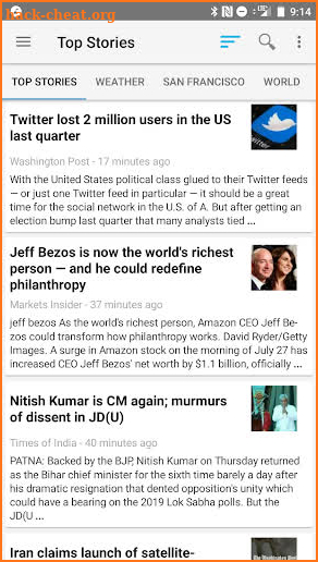 News Reader Pro screenshot