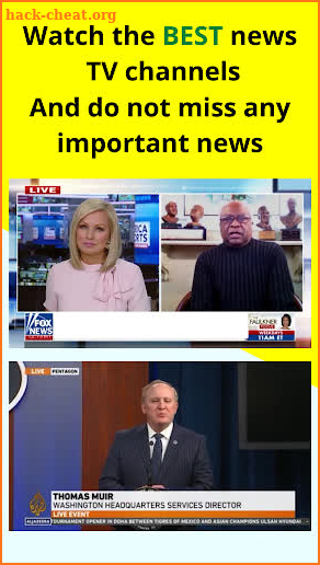 News TV Live - World News Live channels screenshot
