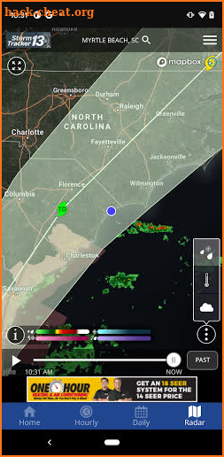 News13 WBTW Weather Radar screenshot