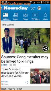 Newsday screenshot