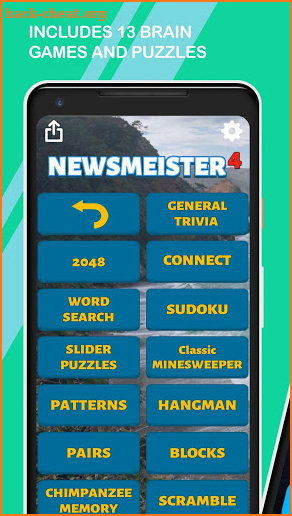 Newsmeister Daily and Weekly Headline News Quiz screenshot