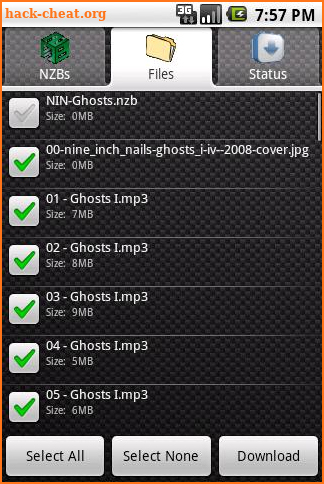 NewzDroid NZB Downloader screenshot