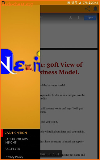 Nexit screenshot