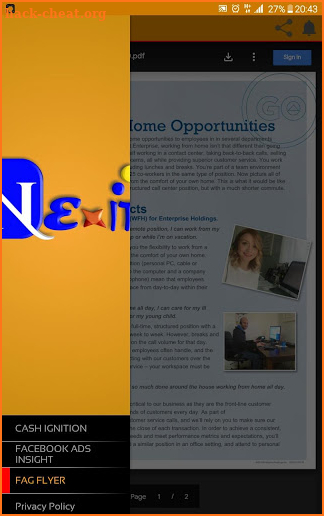 Nexit screenshot