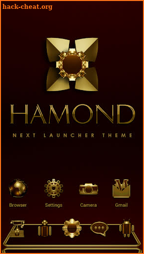 Next Launcher Theme HAMOND screenshot