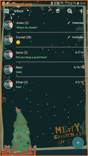 Next SMS christmas 2020 skin screenshot