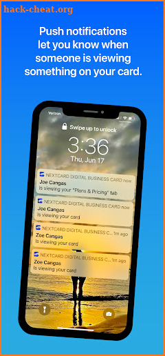 NextCard Digital Business Card screenshot